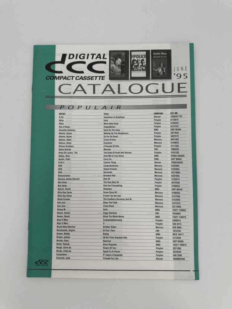 DCC Catalogue - June 1995